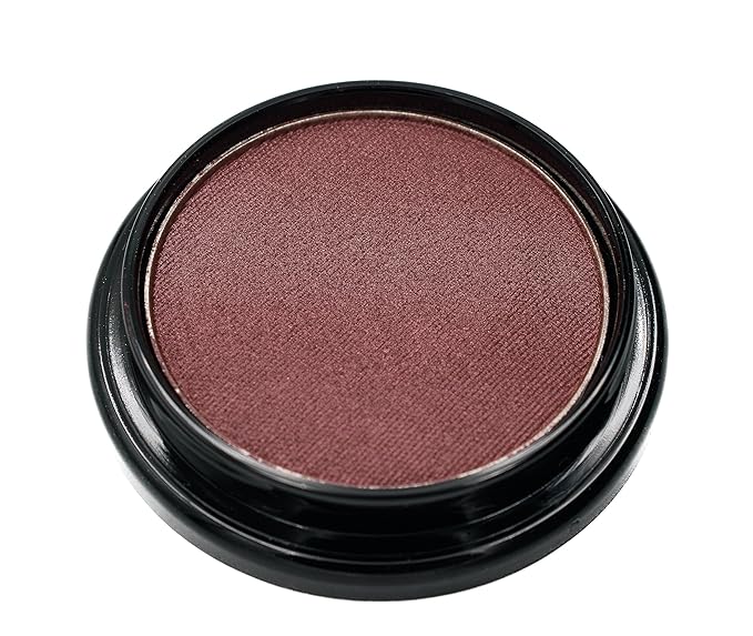Wine Deep Purple Red Shimmer Pressed Powder Single Vegan Eyeshadow; Talc, Paraben & Cruelty Free